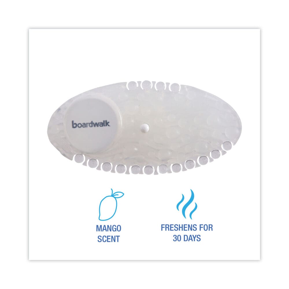 Curve Air Freshener, Mango, Solid, Clear, 10/Box - Image 3
