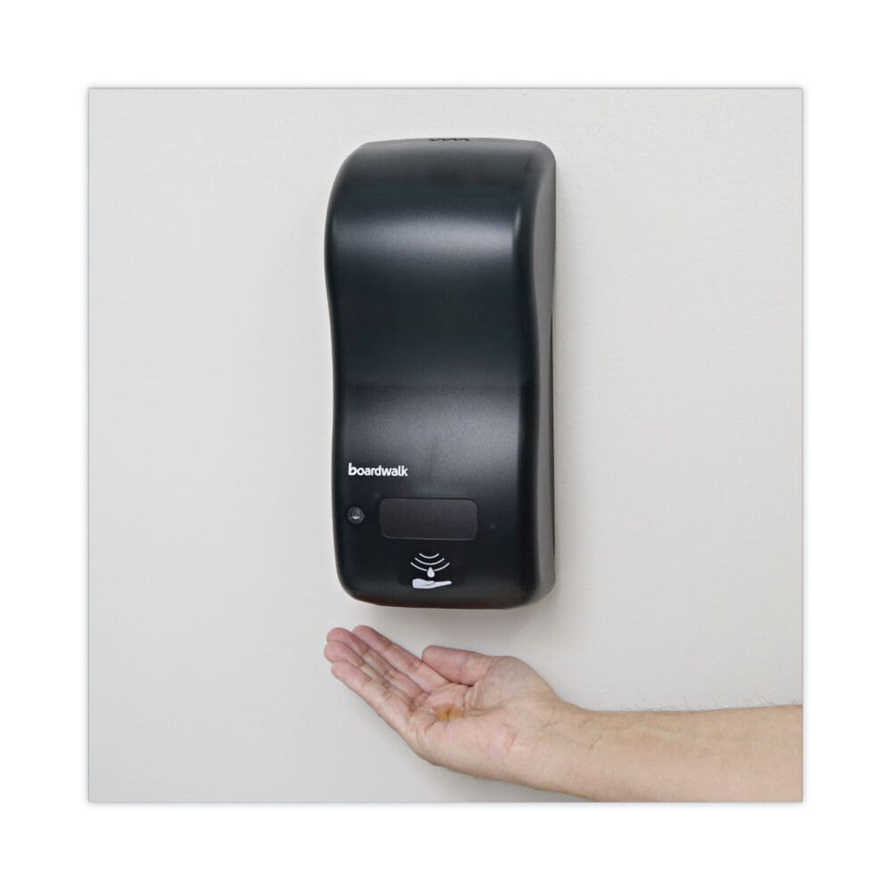 Bulk Fill Soap Dispenser, 900 mL, 5.5 x 4 x 12, Black - Image 4