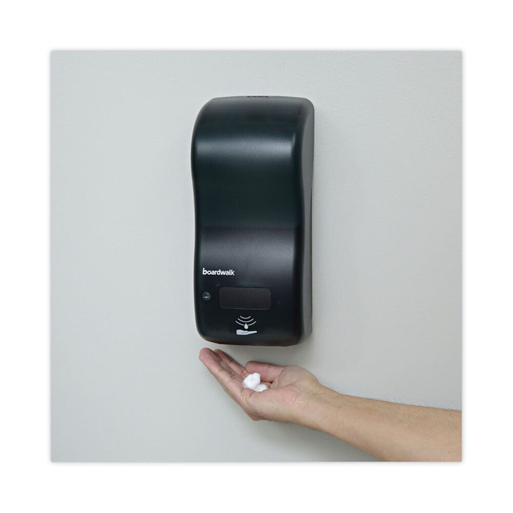 Bulk Fill Foam Soap Dispenser with Key Lock, 900 mL, 5.25 x 4 x 12, Black Pearl - Image 3