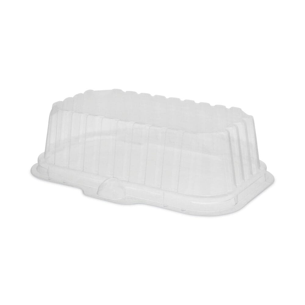 OPS Dome-Style Lid, 17S Deep Dome, 8.3 x 4.8 x 2.1, Clear, Plastic, 250/Carton - Image 2