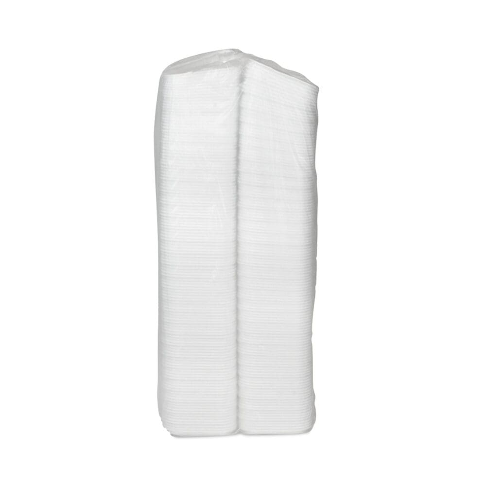 Supermarket Tray, #17, 8.3 x 4.8 x 0.65, White, Foam, 1,000/Carton - Image 2