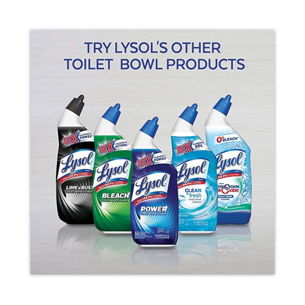 Disinfectant Toilet Bowl Cleaner with Bleach, 24 oz, 2/Pack - Image 4
