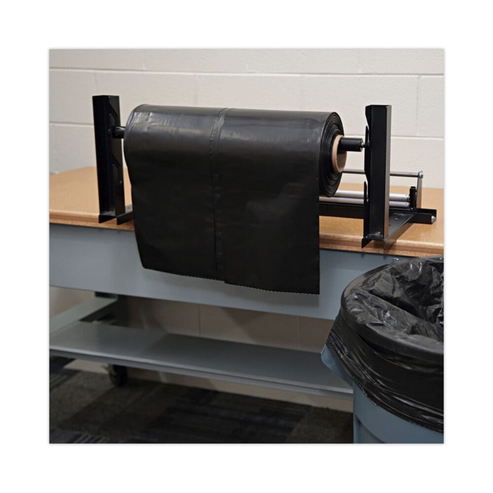 Industrial Drum Liners Rolls, 60 gal, 2.7 mil, 38 x 63, Black, 1 Roll of 50 Bags - Image 4
