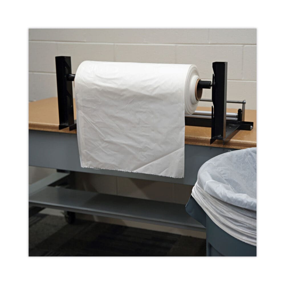 Industrial Drum Liners Rolls, 60 gal, 2.7 mil, 38 x 63, Clear, 1 Roll of 50 Bags - Image 4