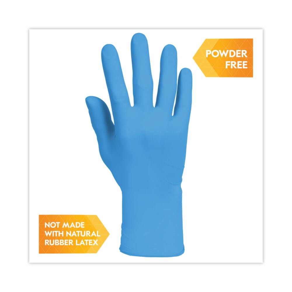 G10 2PRO Nitrile Gloves, Blue, X-Large, 900/Carton - Image 2