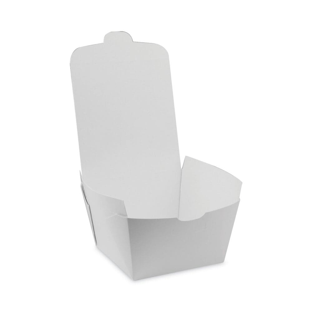 EarthChoice OneBox Paper Box, 37 oz, 4.5 x 4.5 x 2.5, White, 312/Carton - Image 5