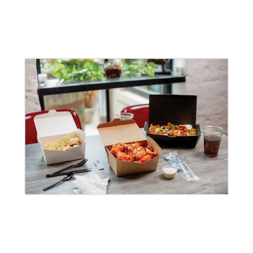 EarthChoice OneBox Paper Box, 66 oz, 6.5 x 4.5 x 3.25, White, 160/Carton - Image 4