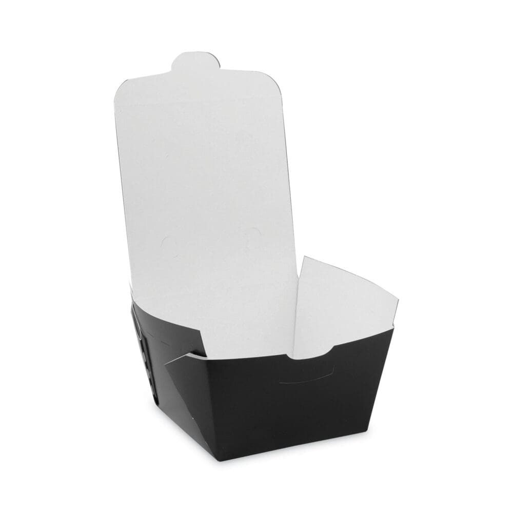 EarthChoice OneBox Paper Box, 46 oz, 4.5 x 4.5 x 3.25, Black, 200/Carton - Image 5