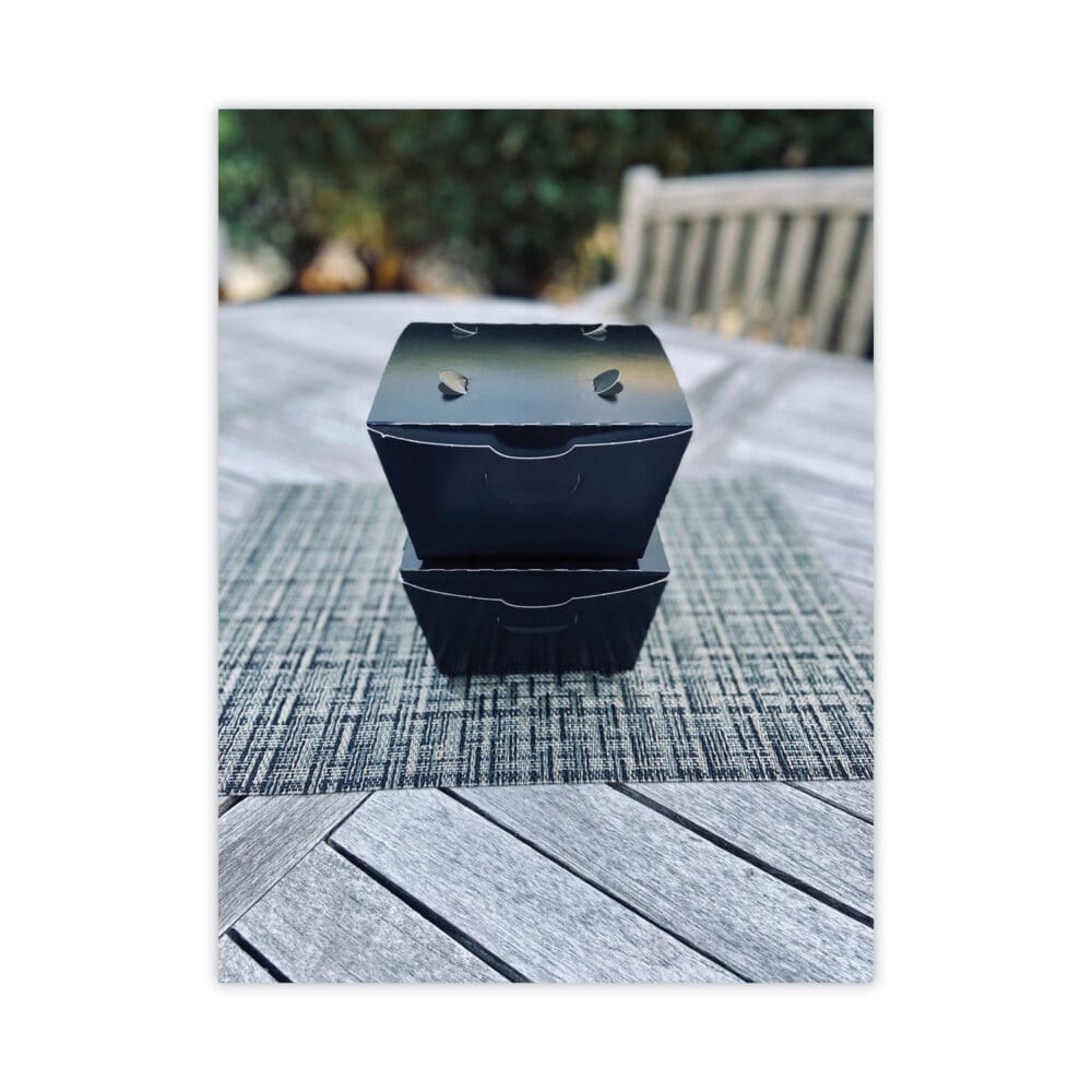 EarthChoice OneBox Paper Box, 46 oz, 4.5 x 4.5 x 3.25, Black, 200/Carton - Image 2