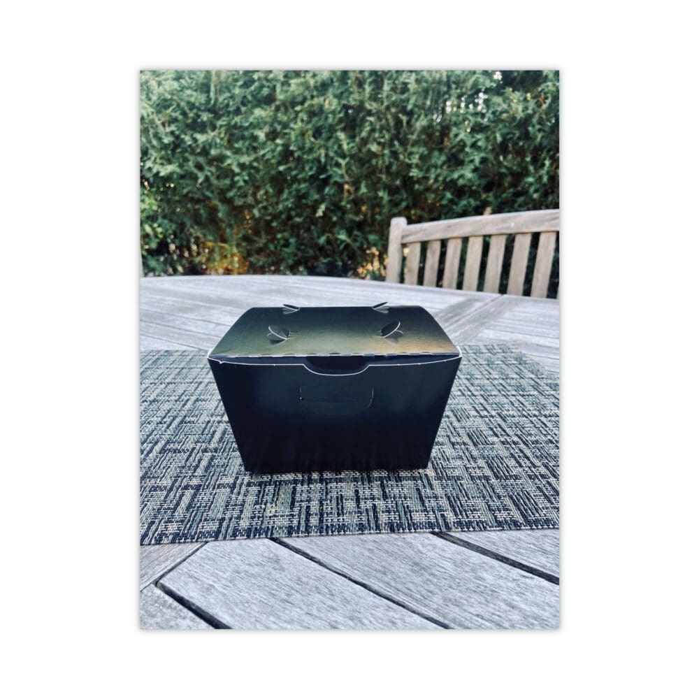 EarthChoice OneBox Paper Box, 46 oz, 4.5 x 4.5 x 3.25, Black, 200/Carton - Image 4