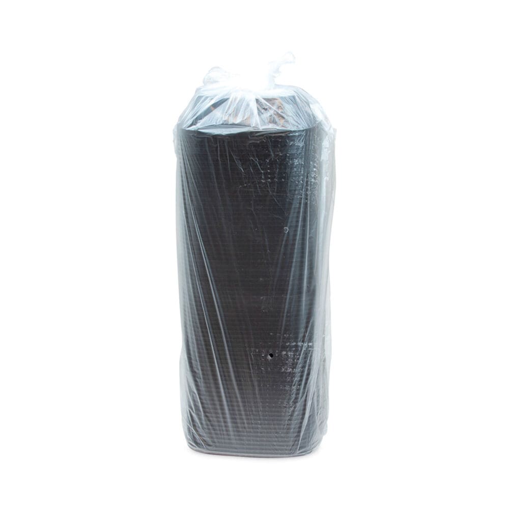 EarthChoice Square Recycled Bowl, 24 oz, 7 x 7 x 1.52, Black, Plastic, 300/Carton - Image 2