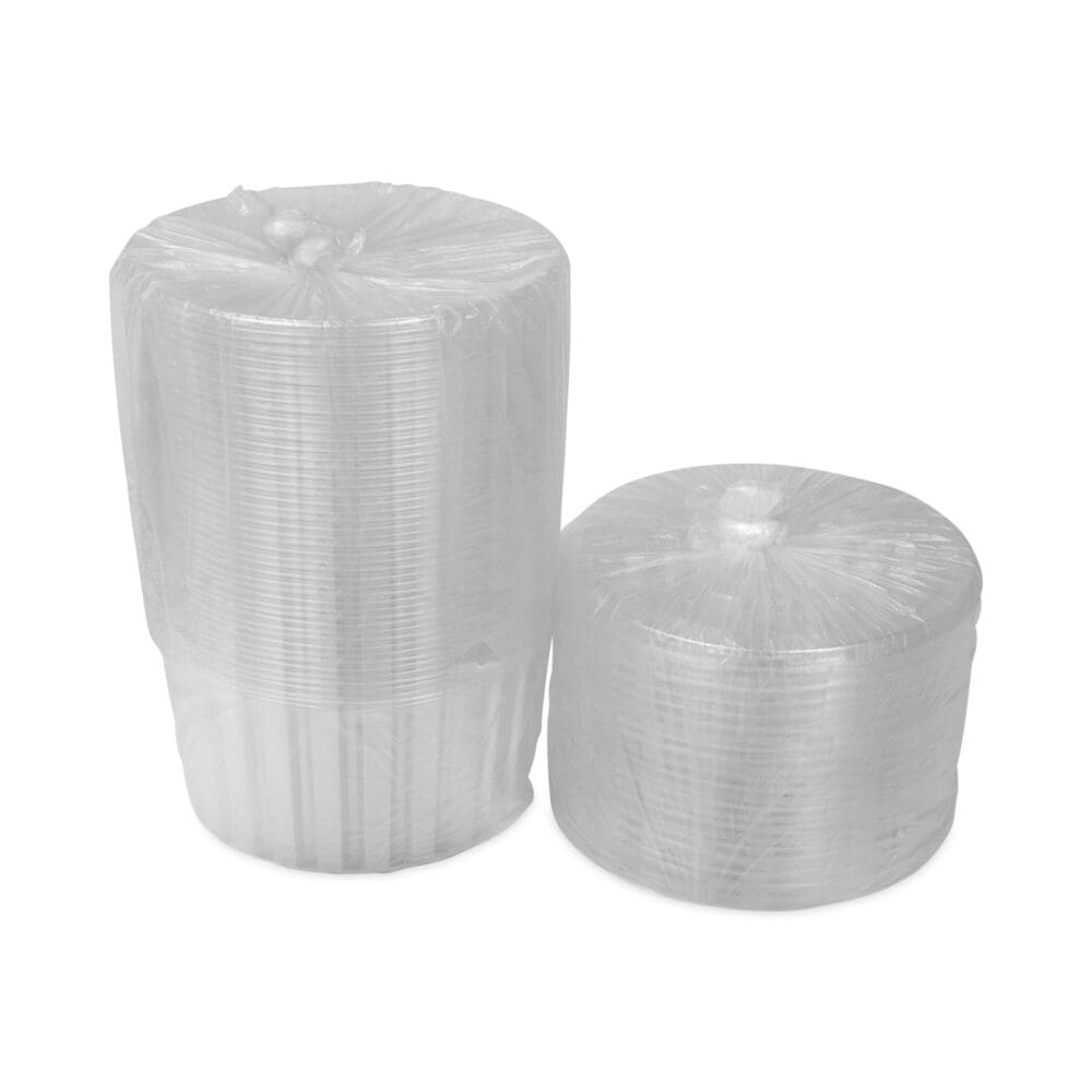 Plastic Cake Container, Deep 8" Cake Container, 9.25" Diameter x 5"h, Clear, 100/Carton - Image 2