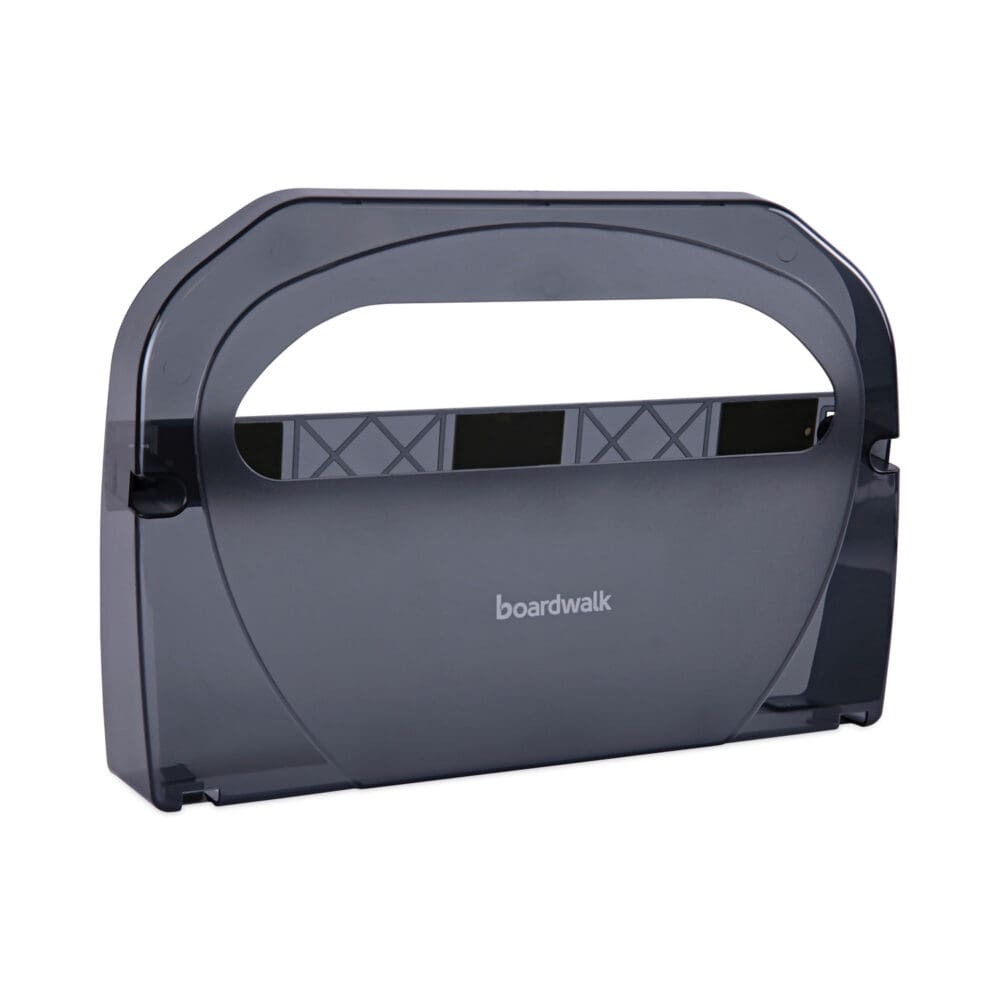 Toilet Seat Cover Dispenser, 17.25 x 3.13 x 11.75, Smoke Black - Image 5