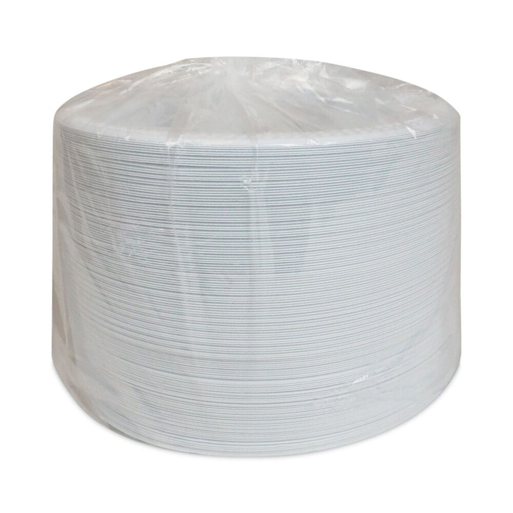 Meadoware Impact Plastic Dinnerware, Plate, 6" dia, White, 1,000/Carton - Image 2