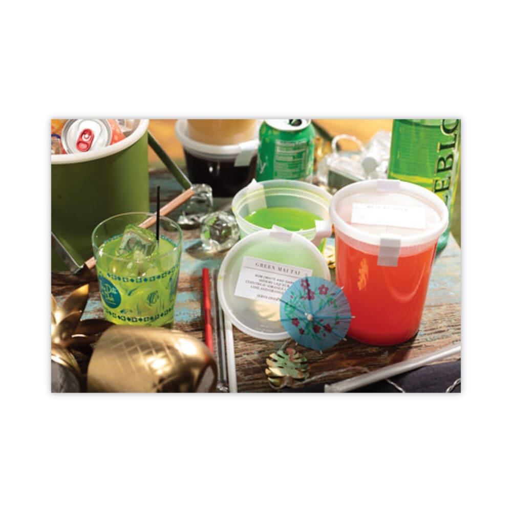 Newspring DELItainer Microwavable Container, 16 oz, 2 x 2 x 2, Clear, Plastic, 240/Carton - Image 6