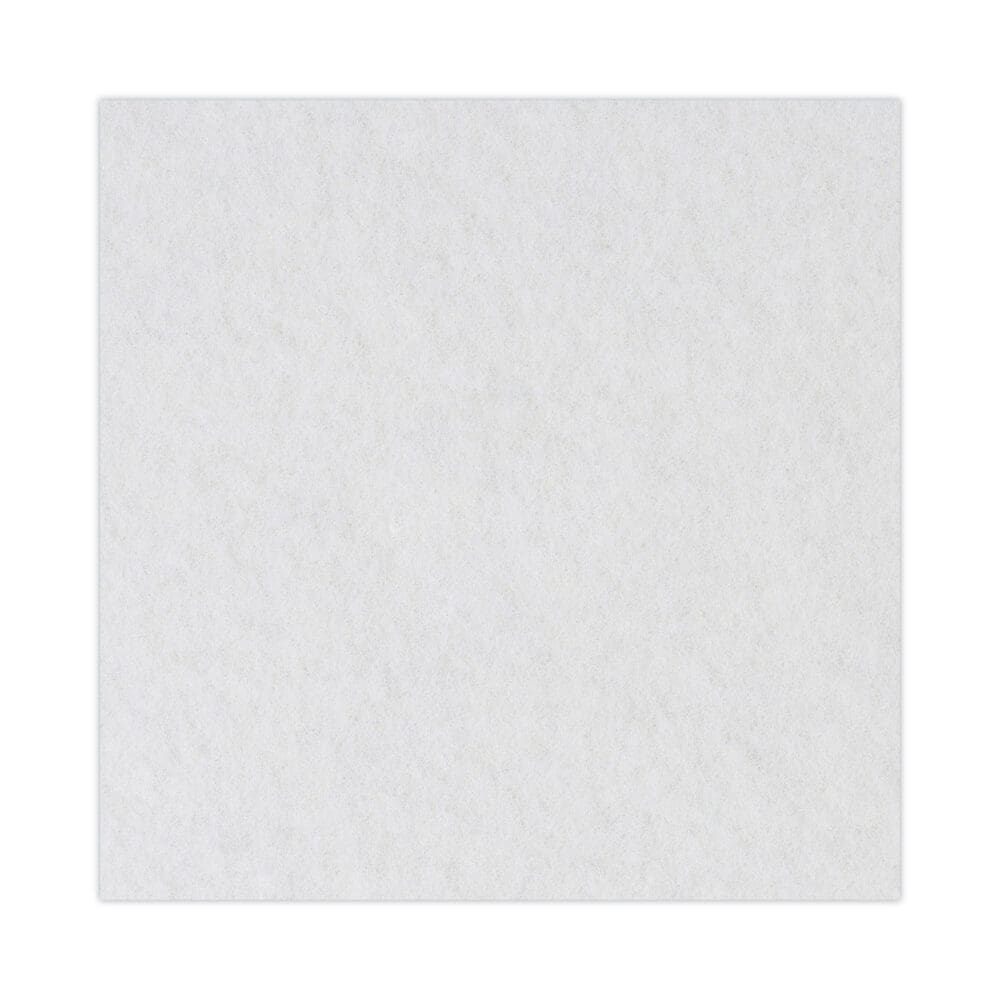 Polishing Floor Pads, 21" Diameter, White, 5/Carton - Image 5