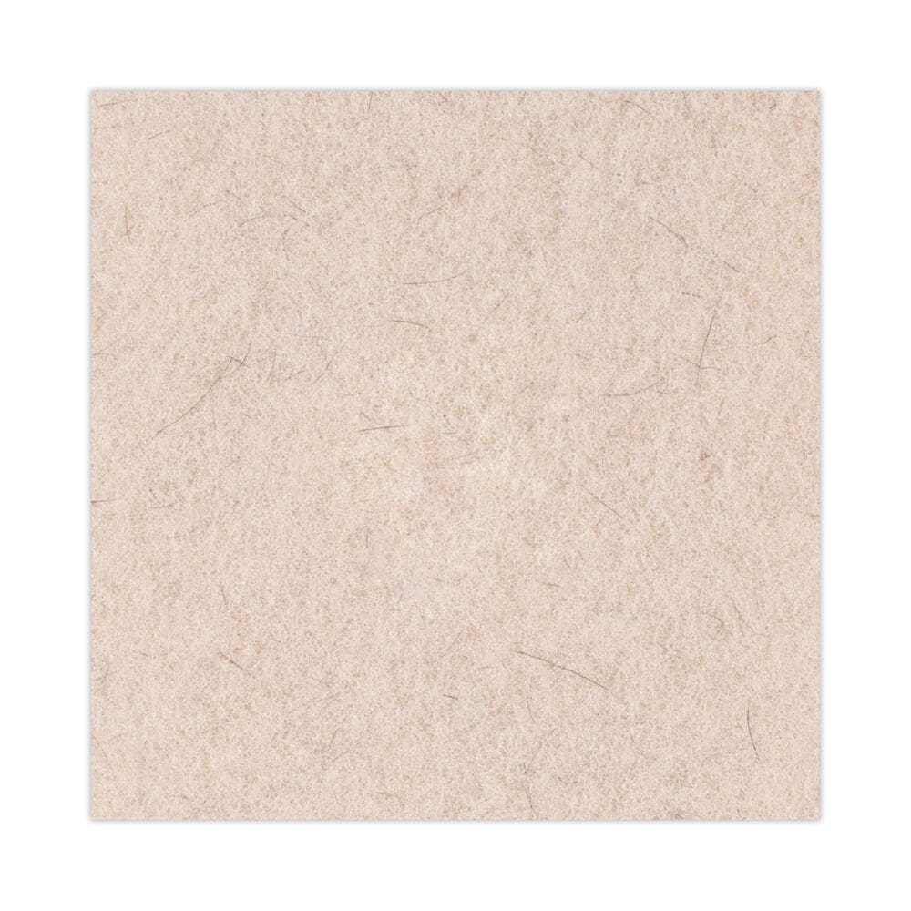 Natural Hog Hair Burnishing Floor Pads, 20" Diameter, Tan, 5/Carton - Image 5