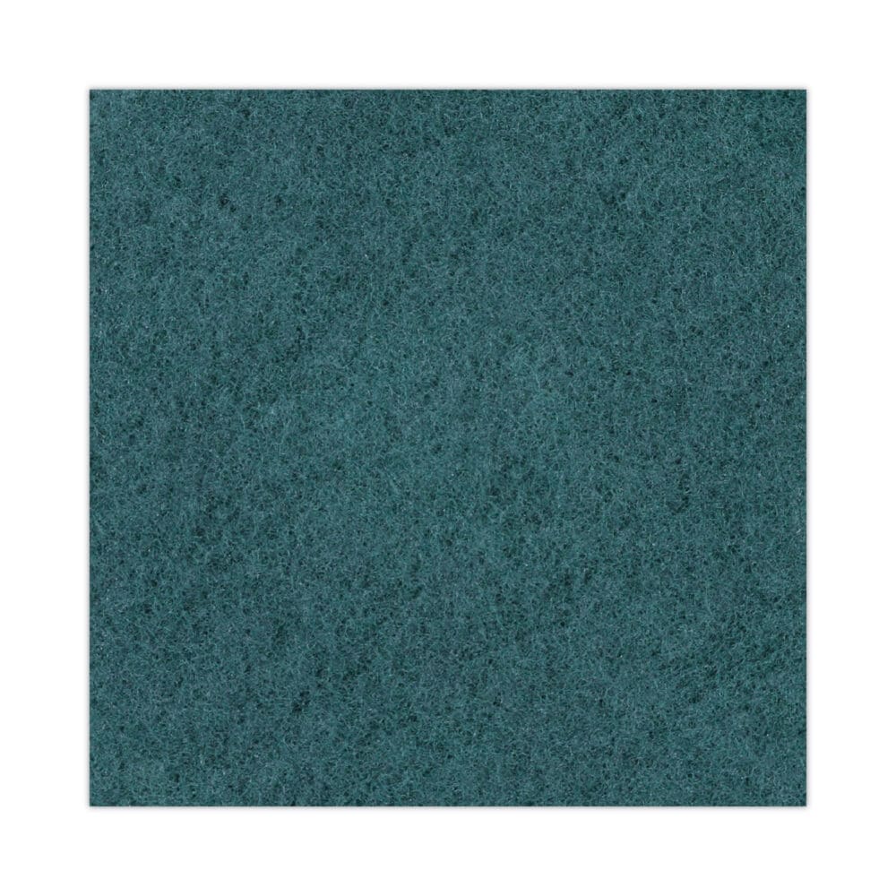 Heavy-Duty Scrubbing Floor Pads, 20" Diameter, Green, 5/Carton - Image 5