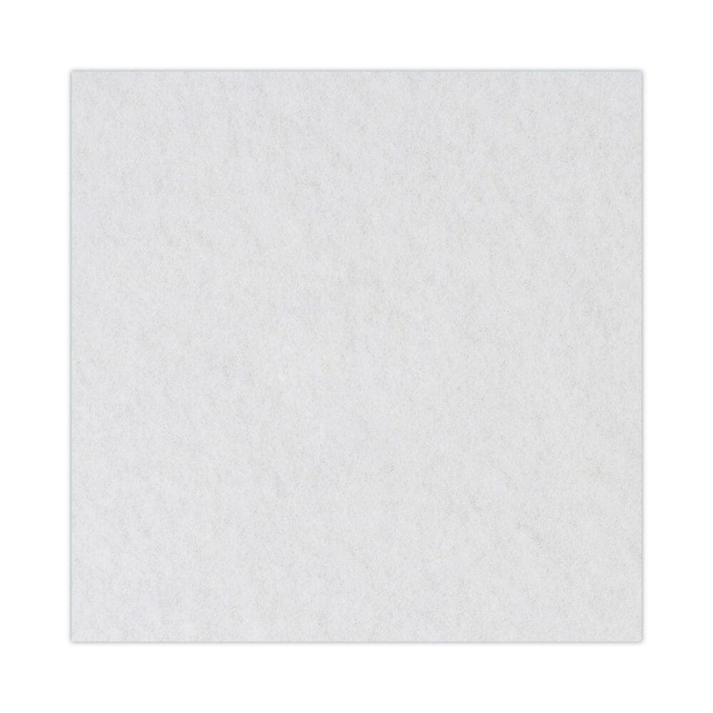 Polishing Floor Pads, 19" Diameter, White, 5/Carton - Image 5