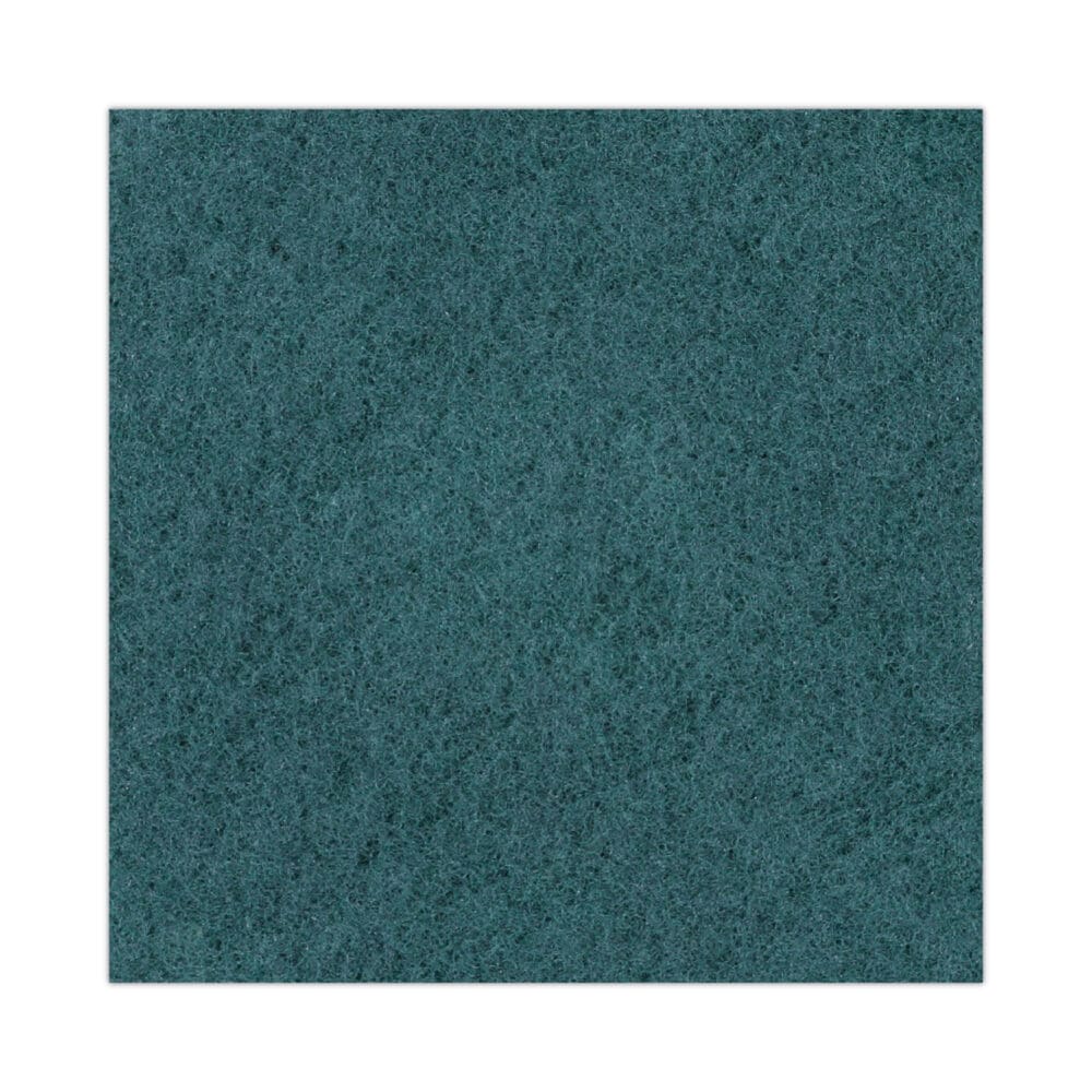 Heavy-Duty Scrubbing Floor Pads, 19" Diameter, Green, 5/Carton - Image 5