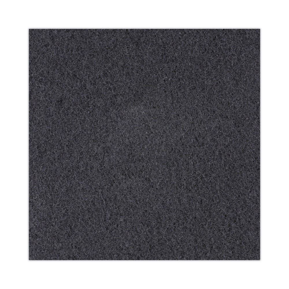 High Performance Stripping Floor Pads, 17" Diameter, Black, 5/Carton - Image 5