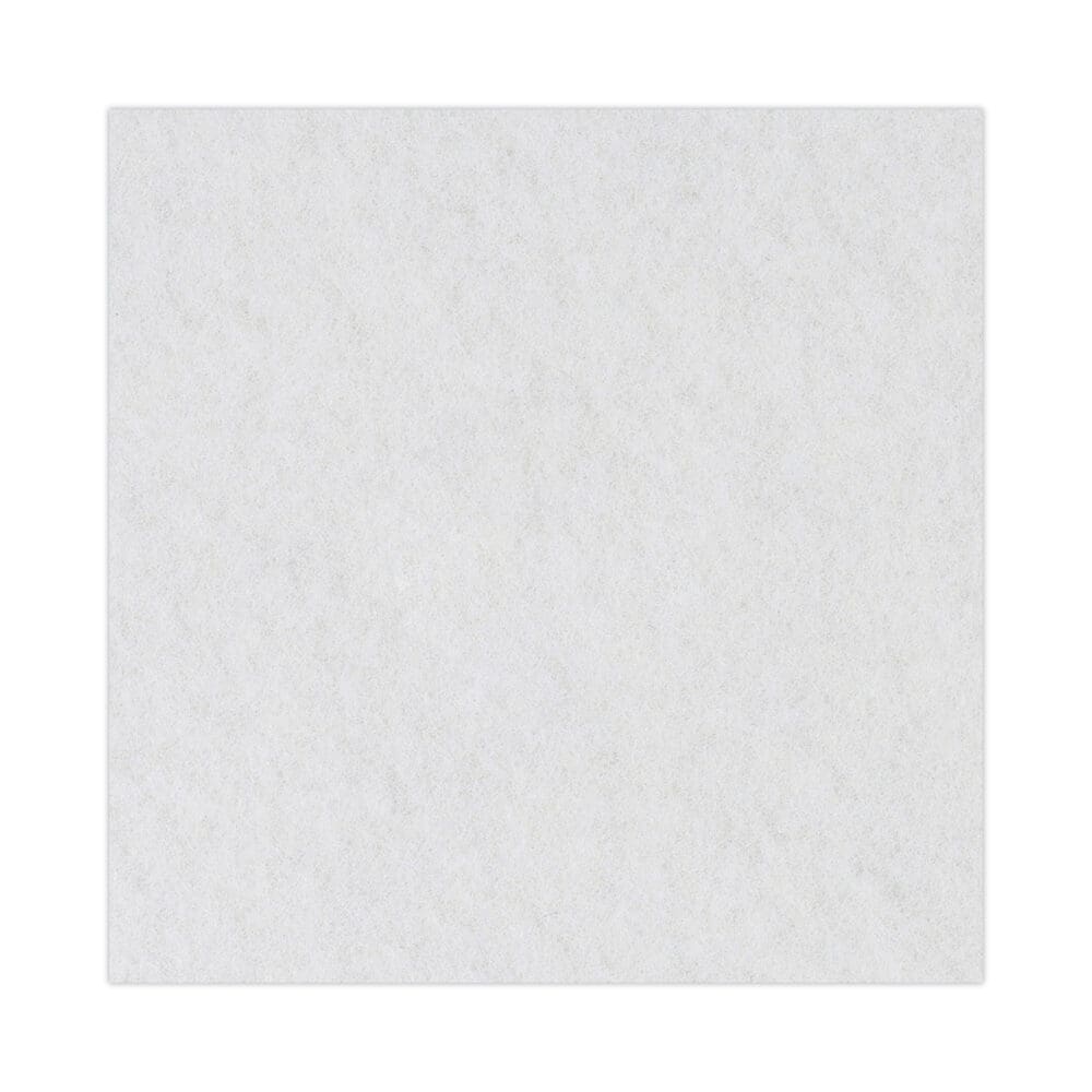 Polishing Floor Pads, 15" Diameter, White, 5/Carton - Image 5
