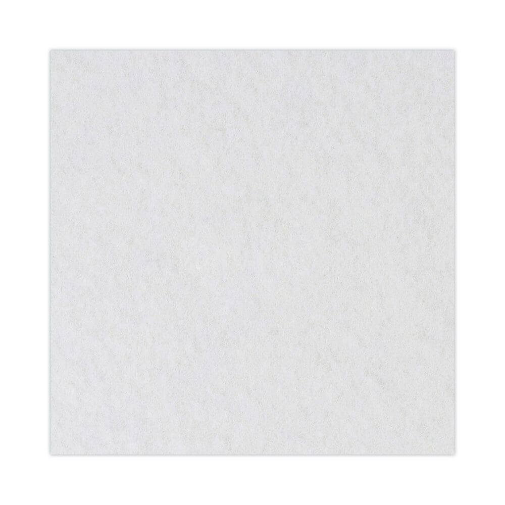 Polishing Floor Pads, 14" Diameter, White, 5/Carton - Image 5