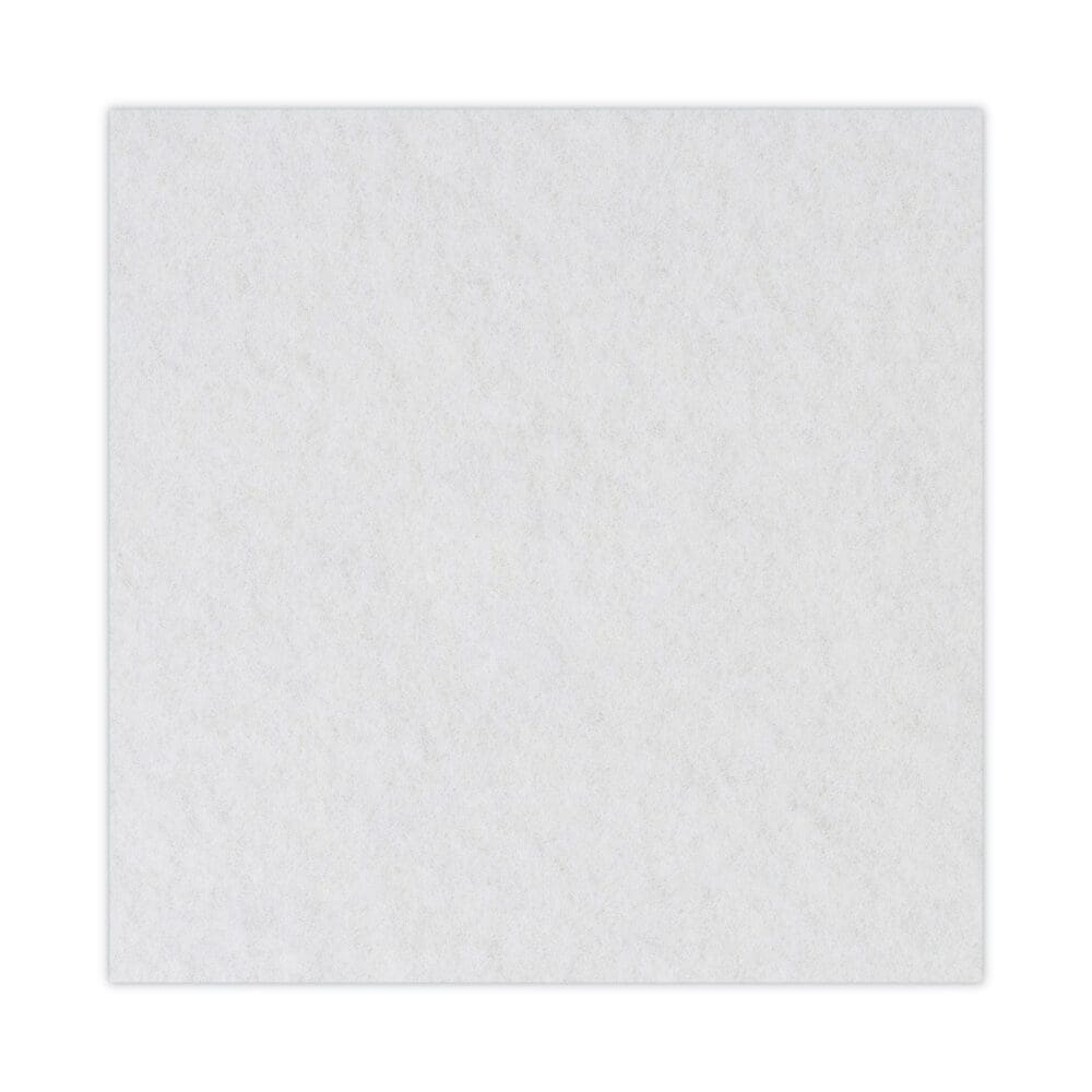 Polishing Floor Pads, 12" Diameter, White, 5/Carton - Image 5