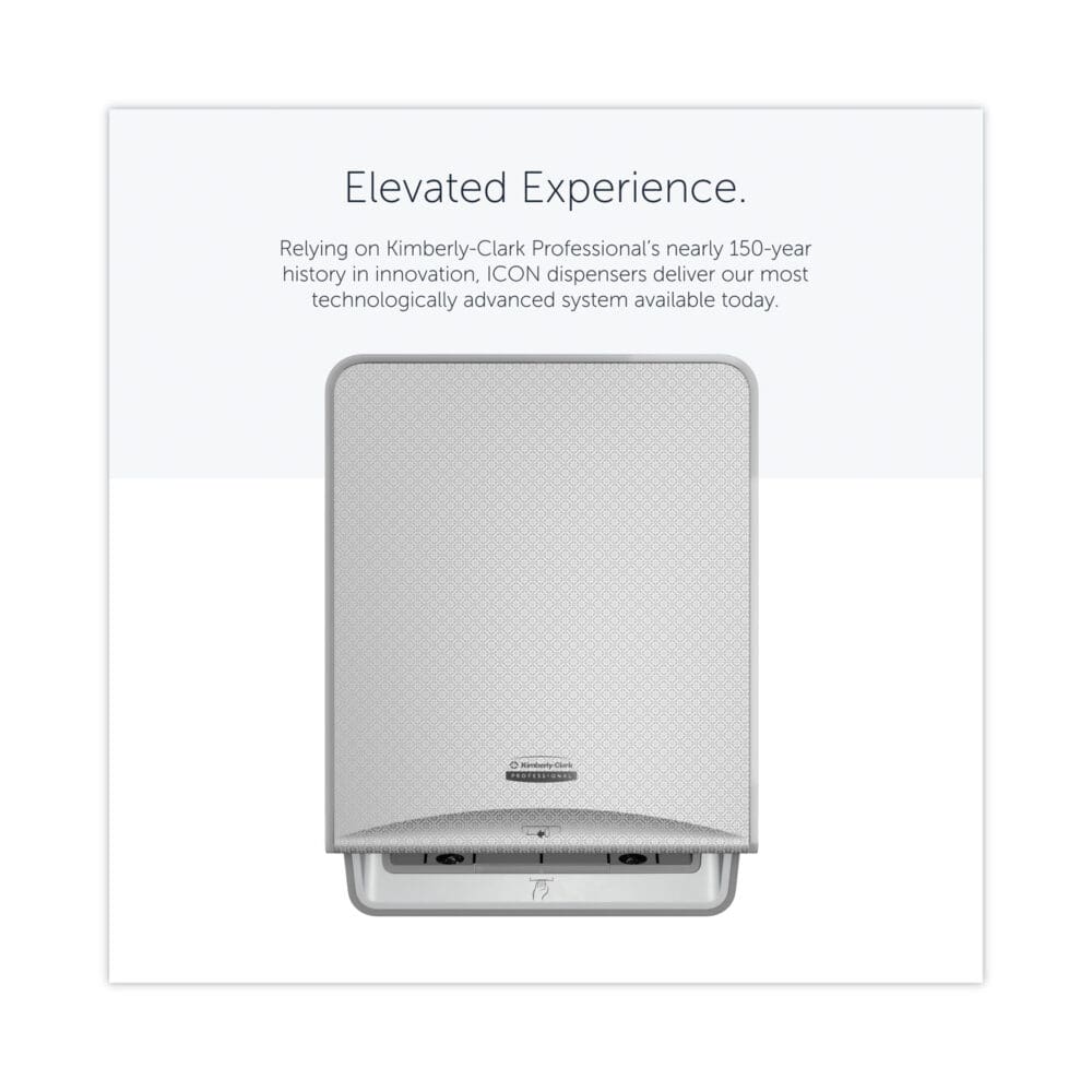 ICON Automatic Roll Towel Dispenser, 20.12 x 16.37 x 13.5, Silver Mosaic - Image 3