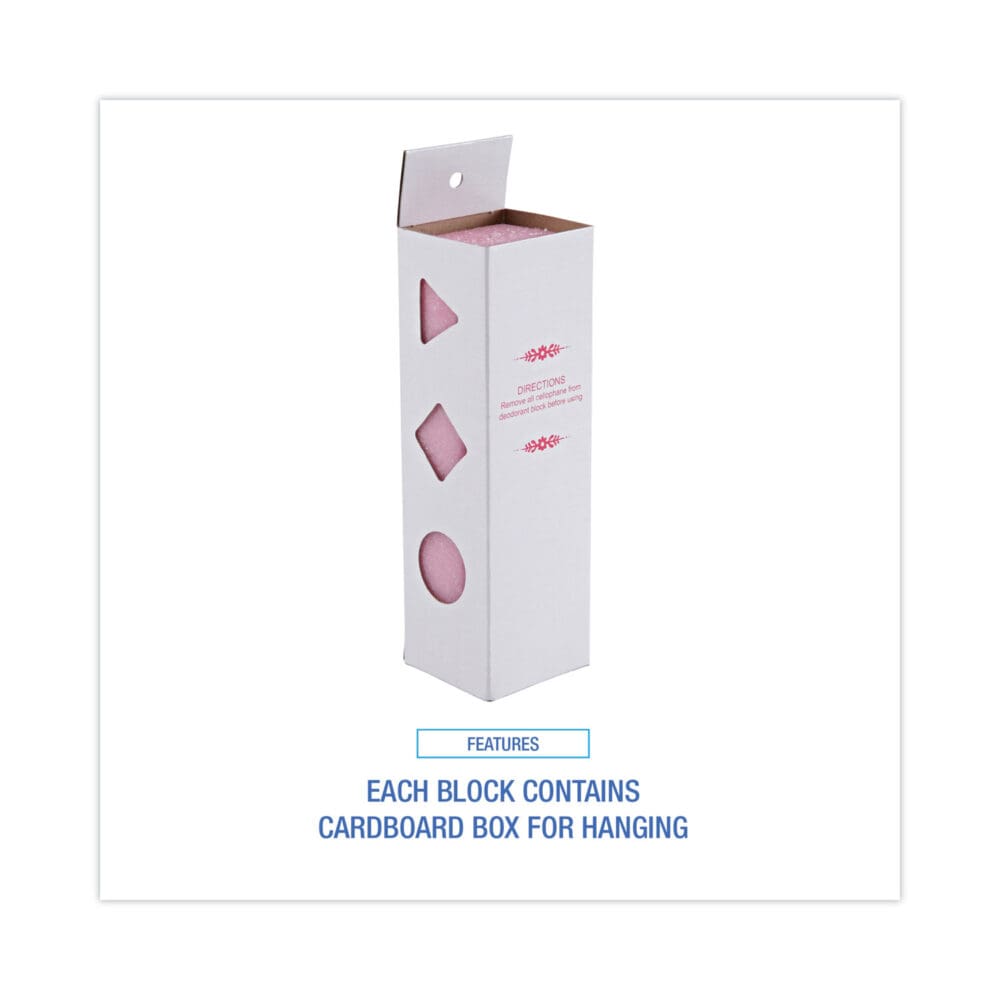 Deodorizing Para Wall Blocks, 24 oz, Pink, Cherry, 6/Box - Image 3