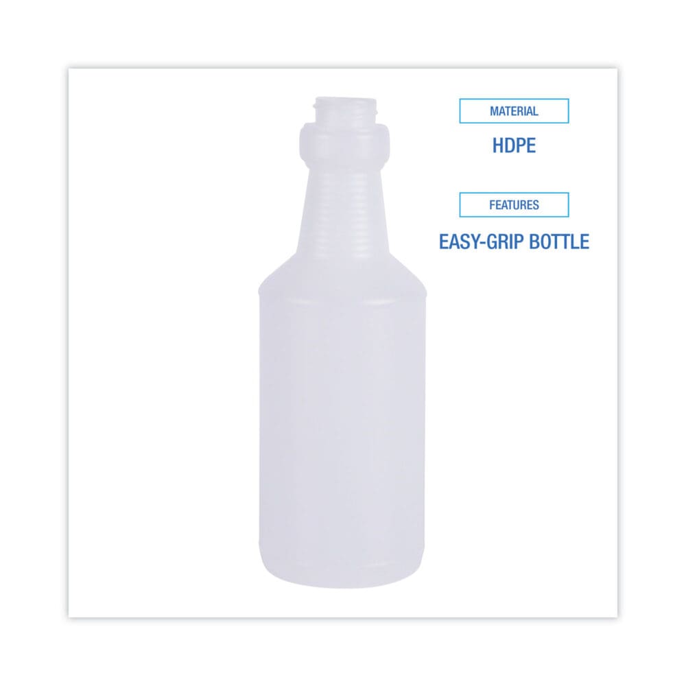Handi-Hold Spray Bottle, 16 oz, Clear, 24/Carton - Image 4