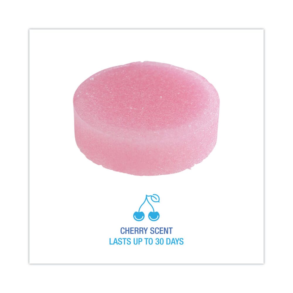 Urinal Para Deodorizer Blocks, Cherry Scent, 4 oz, Red, 144/Carton - Image 3