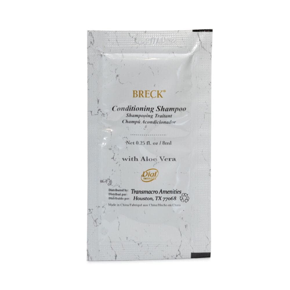 Shampoo/Conditioner, Clean Scent, 0.25 oz Packet, 500/Carton - Image 2