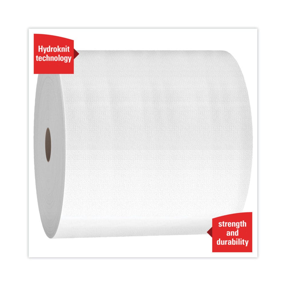 X50 Cloths, Jumbo Roll, 13.4 x 9.8, White, 1,100/Roll - Image 3