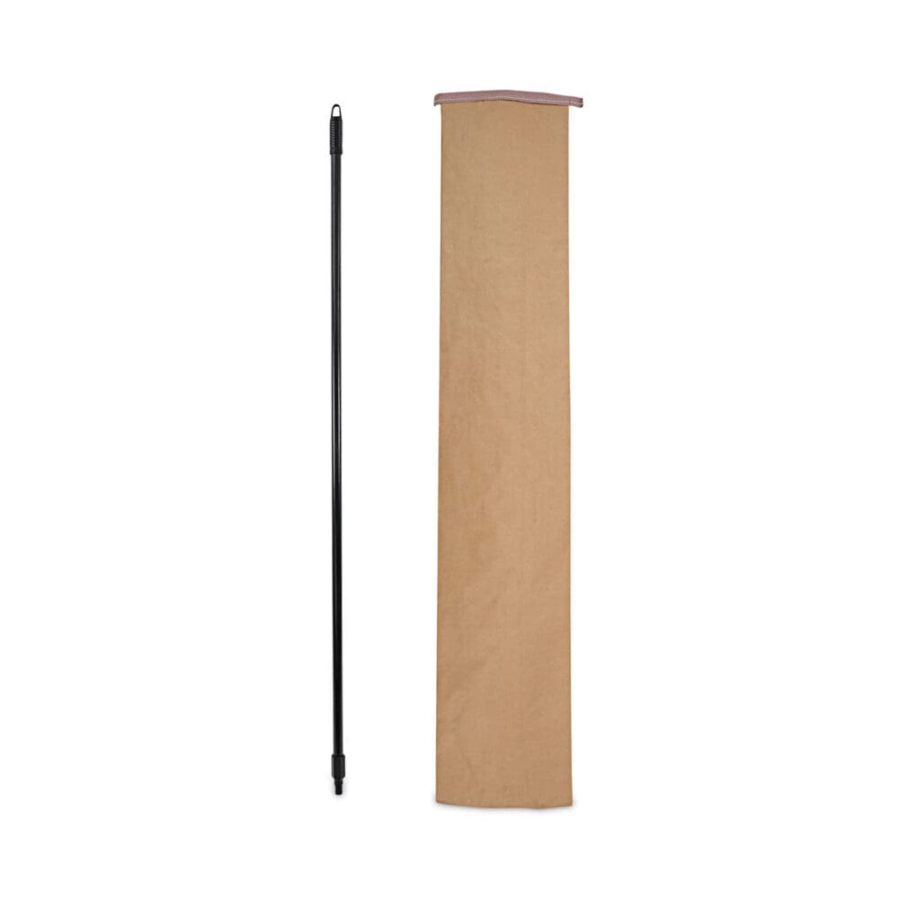Fiberglass Broom Handle, Nylon Plastic Threaded End, 1" dia x 60", Black - Image 5