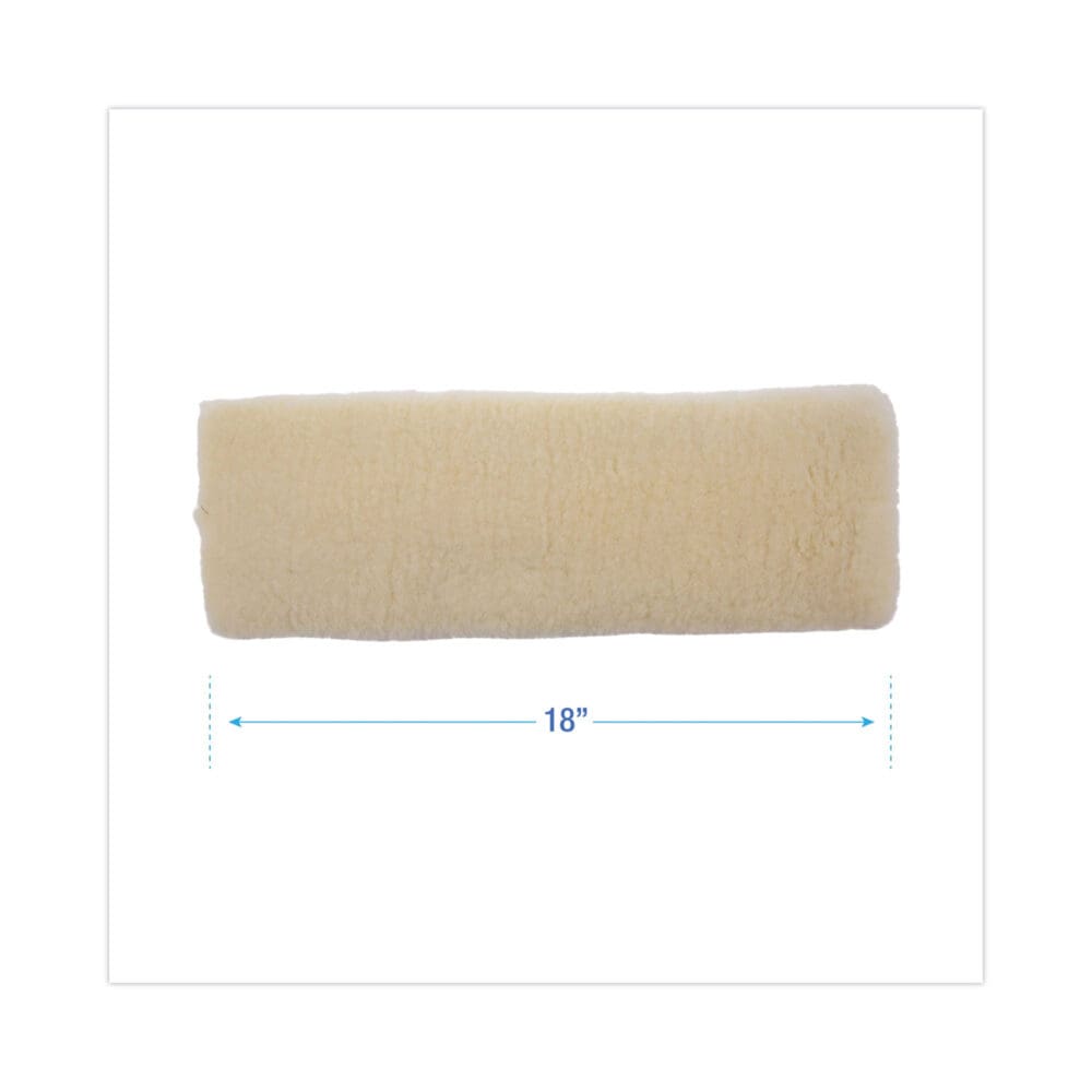 Mop Head, Applicator Refill Pad, Lambswool, 18-Inch, White - Image 7