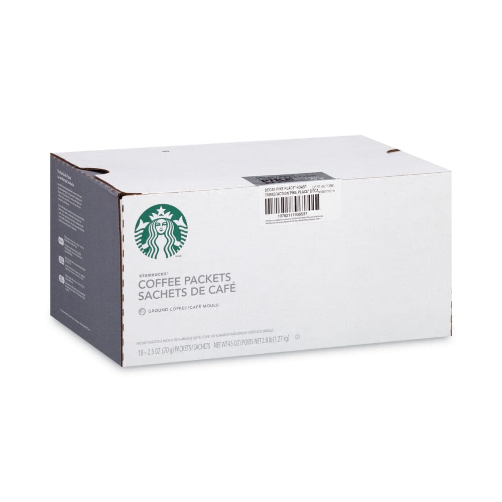 Coffee, Pike Place Decaf, 2 1/2 oz Packet, 18/Box - Image 4