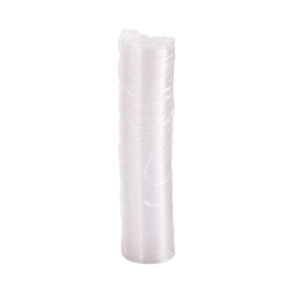 Non-Vented Container Lids, Clear, Plastic, 100/Pack, 10 Packs/Carton - Image 3
