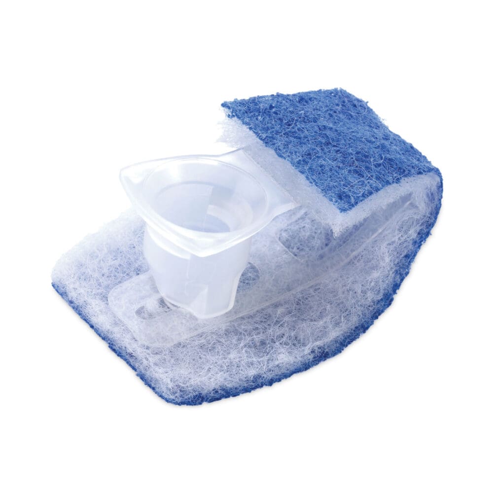 Disposable Toilet Scrubber Refill, Blue/White, 10/Pack - Image 5