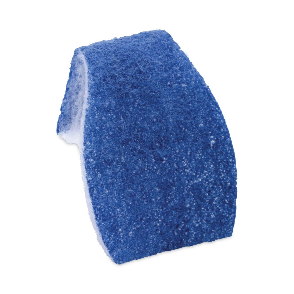 Disposable Toilet Scrubber Refill, Blue/White, 10/Pack - Image 6