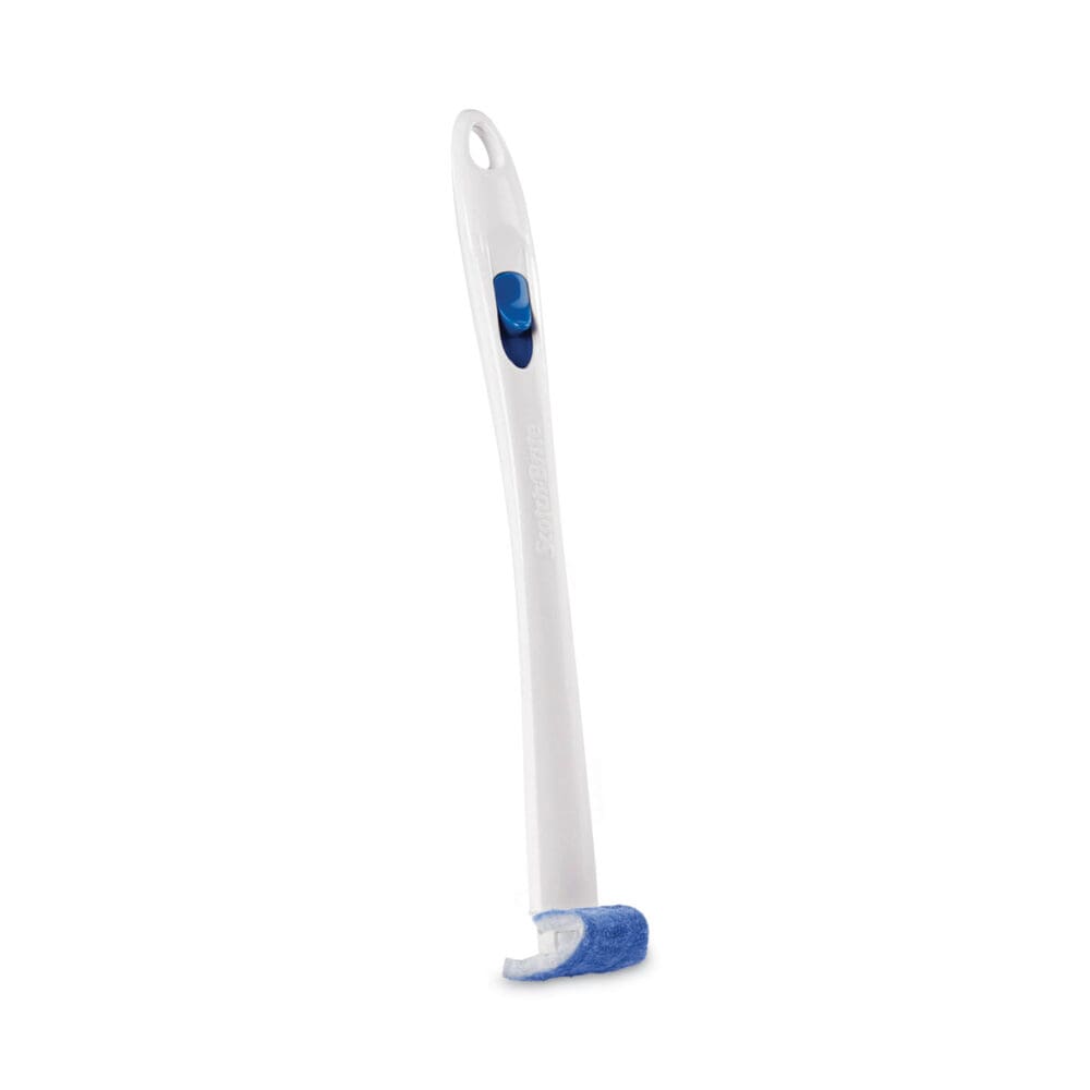 Disposable Toilet Scrubber Refill, Blue/White, 10/Pack - Image 8