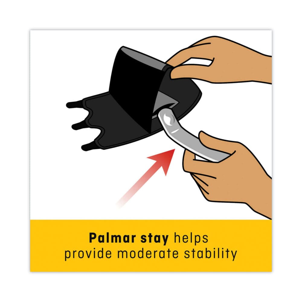 Adjustable Reversible Splint Wrist Brace, Fits Wrists 5.5" to 8.5", Black - Image 2