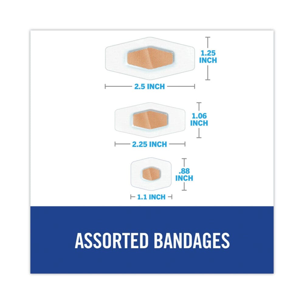 Waterproof, Clear Bandages, Assorted Sizes, 50/Box - Image 3