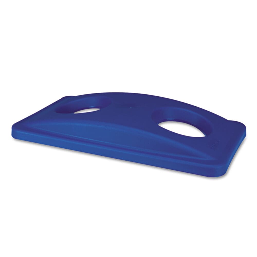 Lid for Slim Jim Bottle Recycling Container, 20.38w x 11.38d x 2.75h, Blue - Image 4