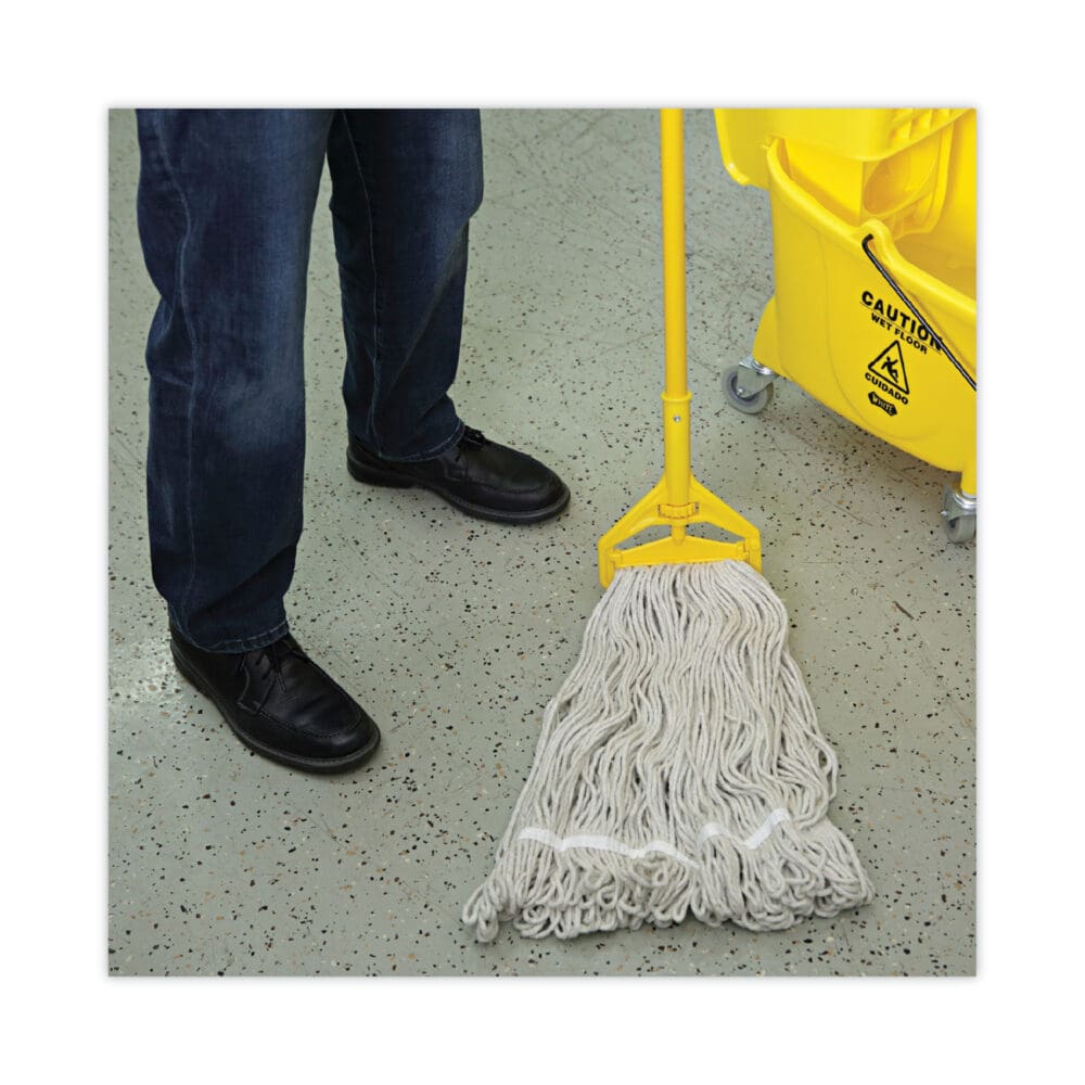 Pro Loop Web/Tailband Wet Mop Head, Cotton, 24oz, White - Image 5