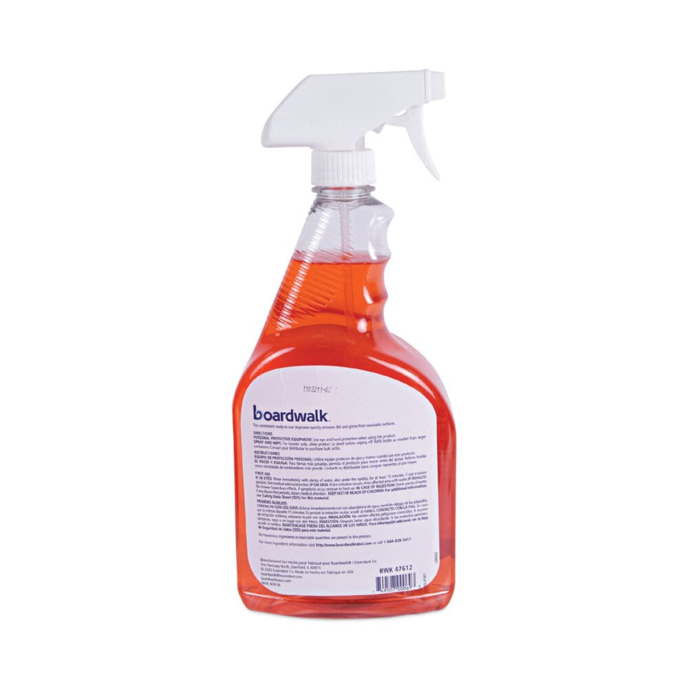 Boardwalk Green Natural Grease and Grime Cleaner, 32 oz Spray Bottle - Image 4