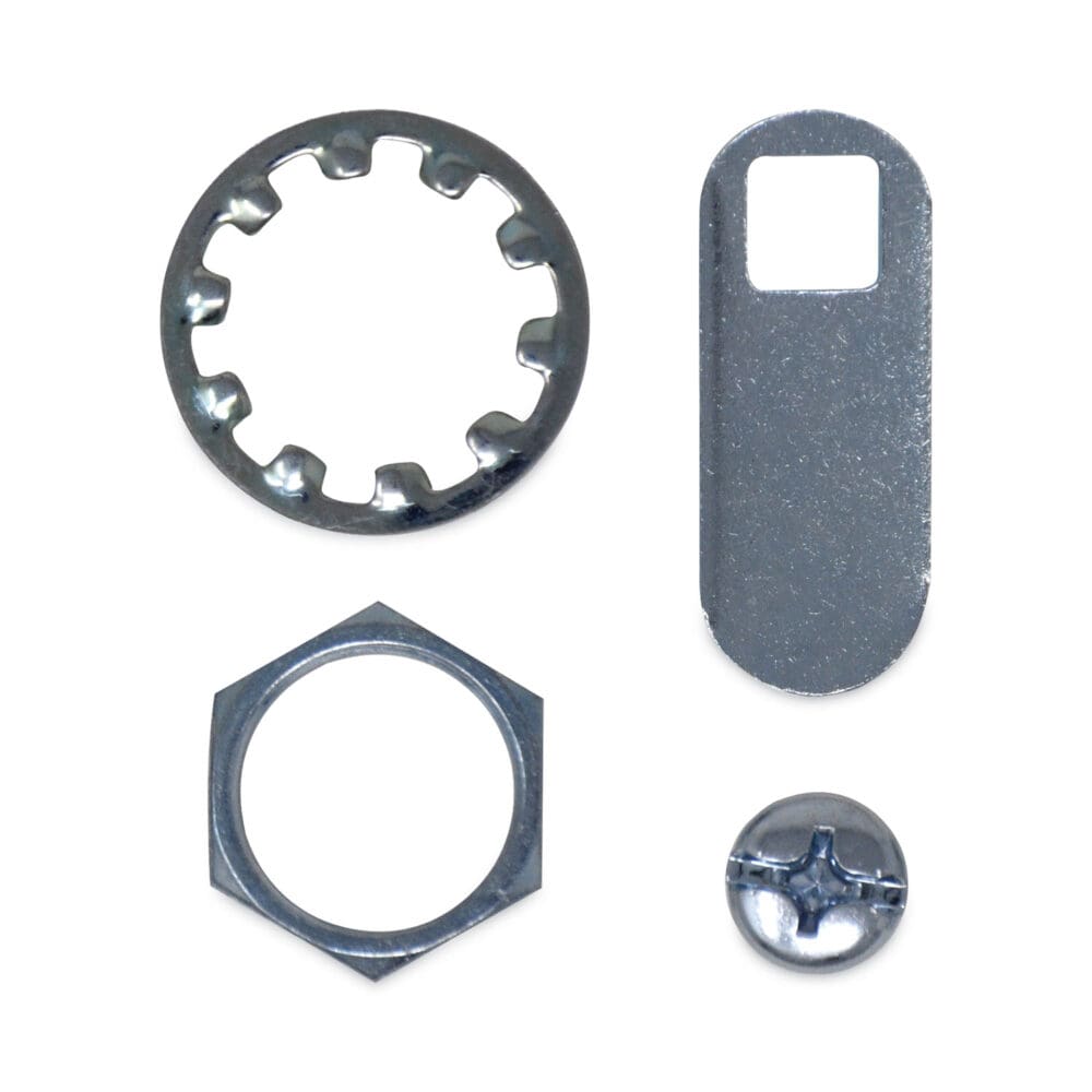 Replacement Lock and Keys for Cleaning Carts, Silver - Image 2