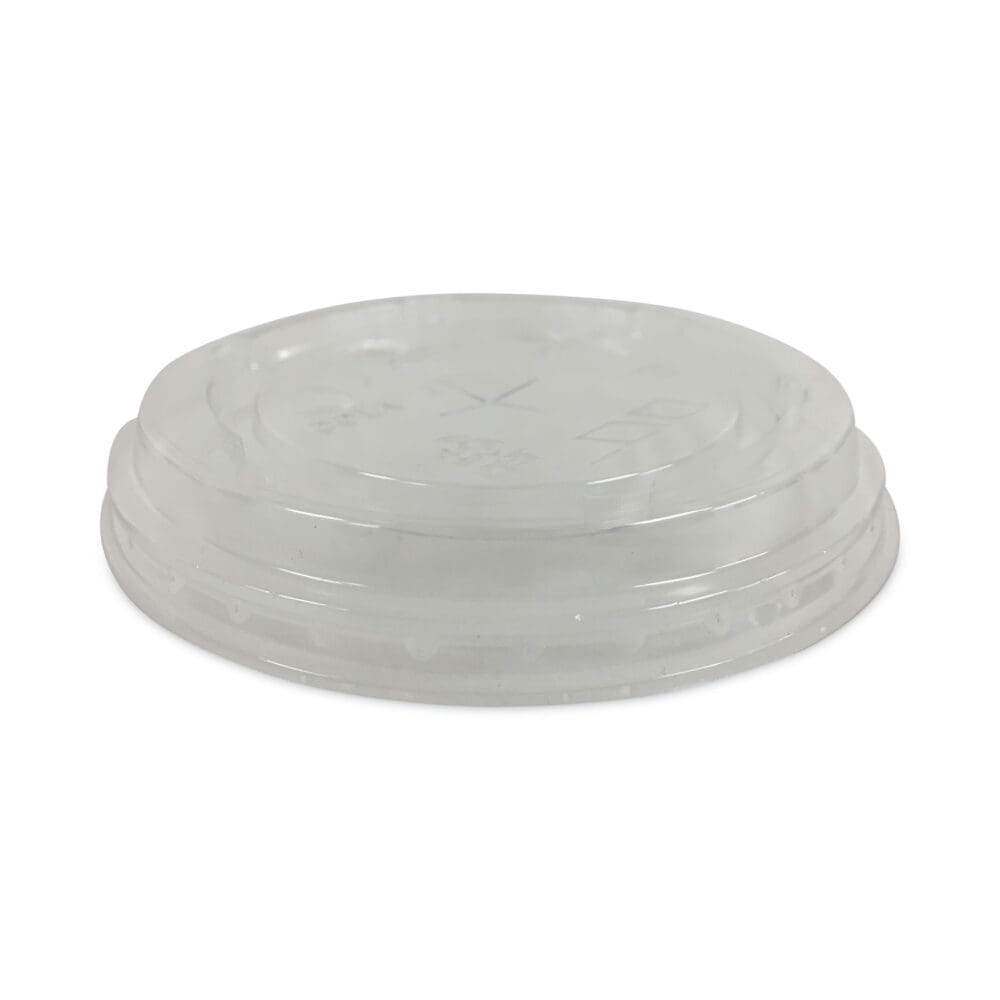 Plastic Cold Cup Lids, Fits 12 oz to 20 oz Cups, Clear, 1,000/Carton - Image 2