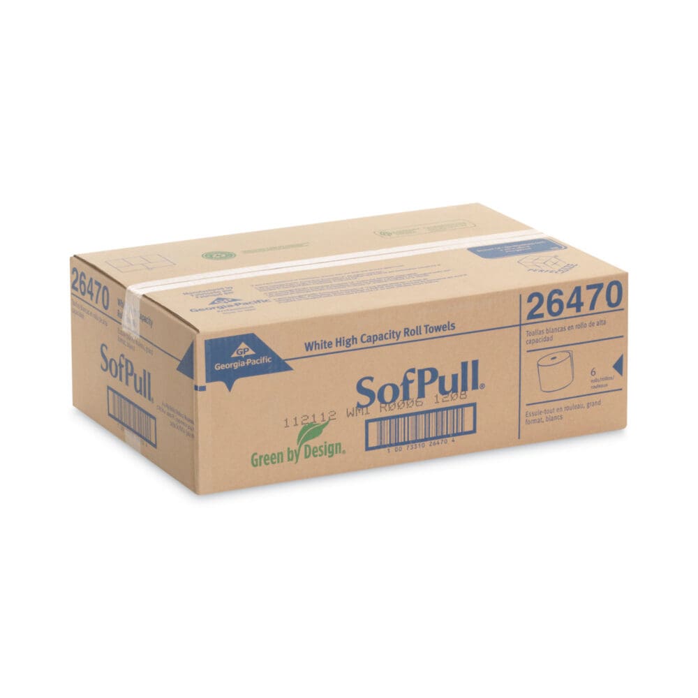 Hardwound Roll Paper Towel, Nonperforated, 1-Ply, 7.87" x 1,000 ft, White, 6 Rolls/Carton - Image 5