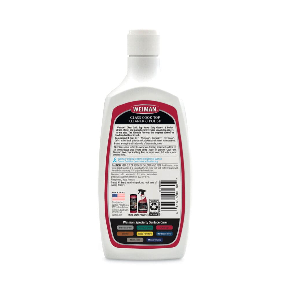 Glass Cook Top Cleaner and Polish, 20 oz, Squeeze Bottle, 6/CT - Image 5
